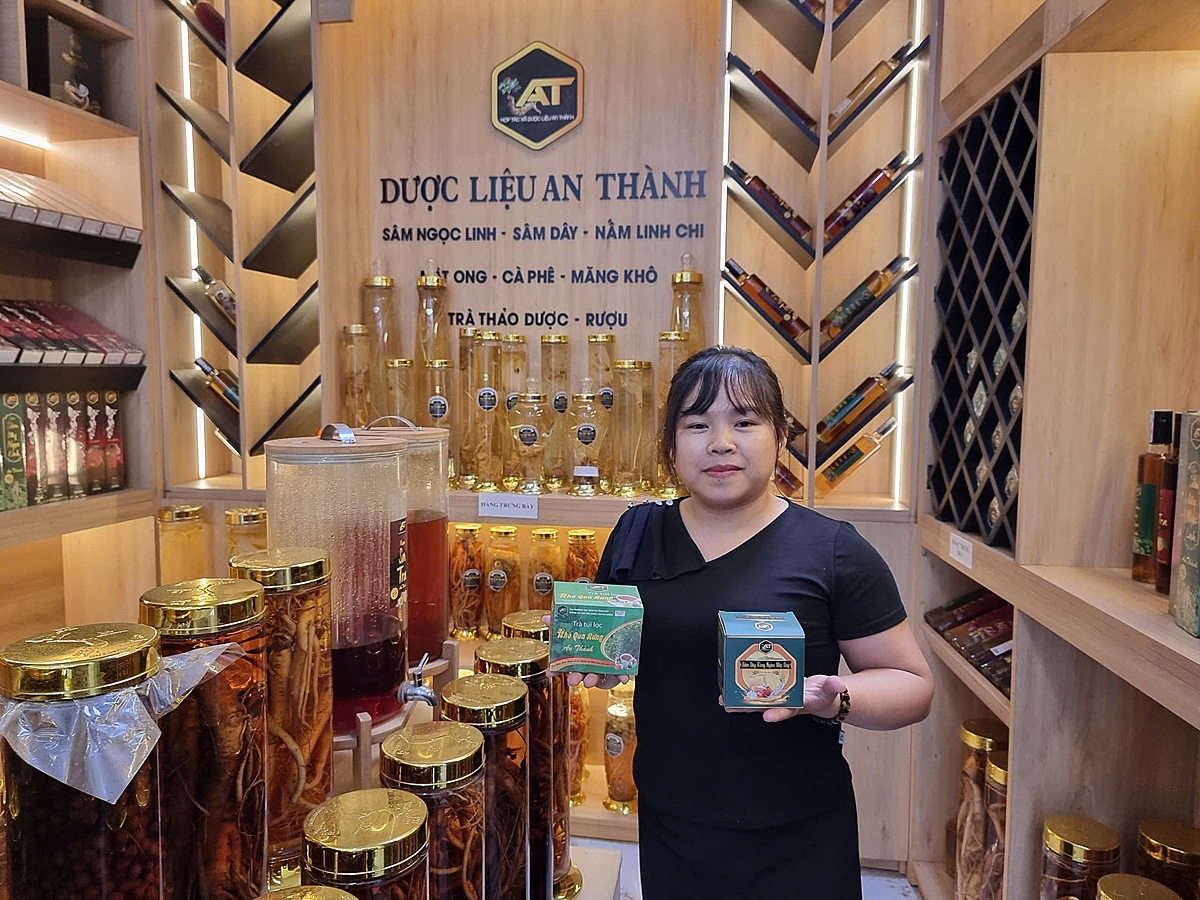 Dược liệu của HTX An Thành đã có mặt tại nhiều tỉnh, thành trong cả nước.