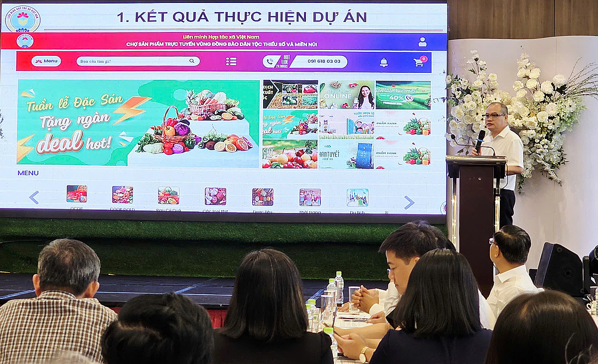 TS Lê Tuấn An cho rằng, nhiều cán bộ HTX và người dân vùng đồng bào DTTS&MN còn hạn chế về kỹ năng số và năng lực vận hành thương mại điện tử.