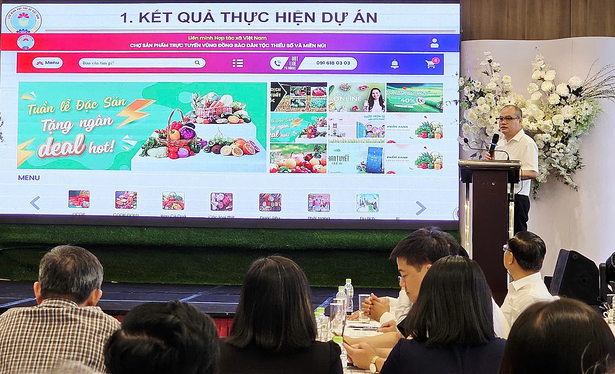 TS Lê Tuấn An cho rằng, nhiều cán bộ HTX và người dân vùng đồng bào DTTS&MN còn hạn chế về kỹ năng số và năng lực vận hành thương mại điện tử.