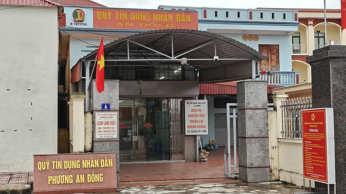 Trụ sở Qũy tín dụng nhân dân phường An Đồng &lpar;nay là phường An Hải&rpar;.