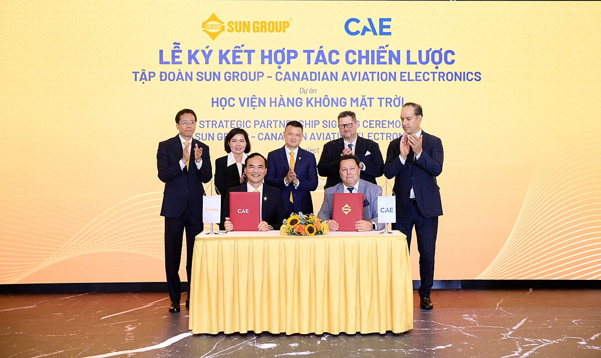 Sun Group chính thức ký hợp tác chiến lược với Canadian Aviation Electronics Ltd vào 25/8/2025.