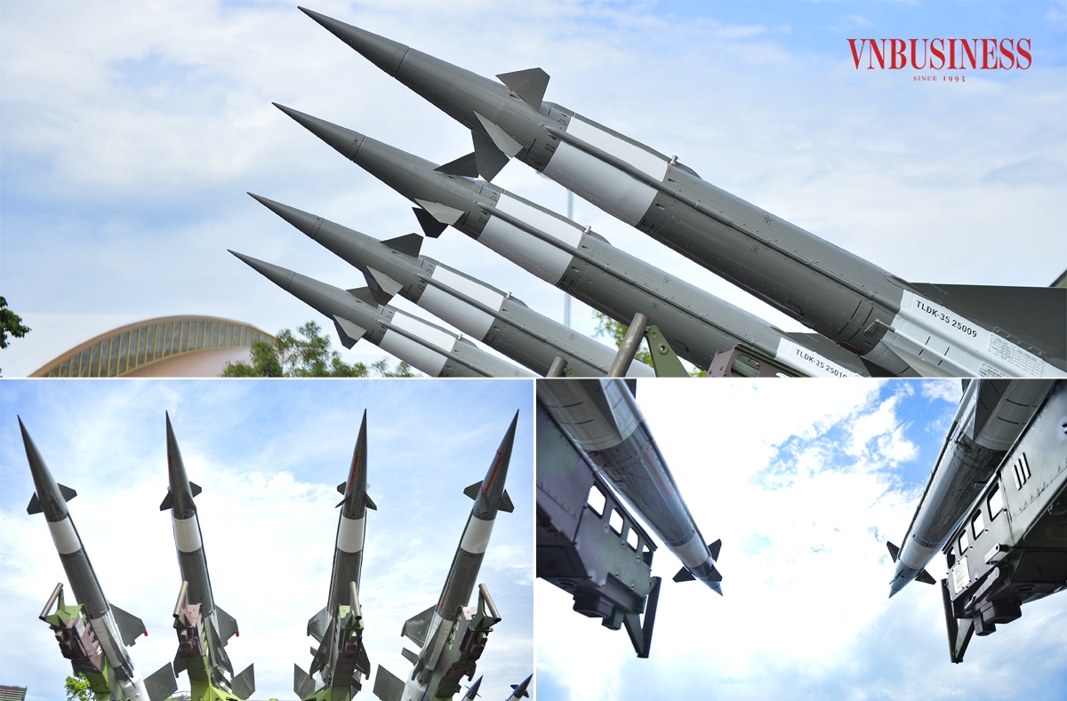 Tên lửa S-125-VT do Viettel cải tiến, có tầm bắn trên 20km.