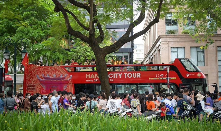 Hà Nội thu hút một lượng khách cao kỷ lục trong kỳ nghỉ lễ Quốc khánh 2/9.