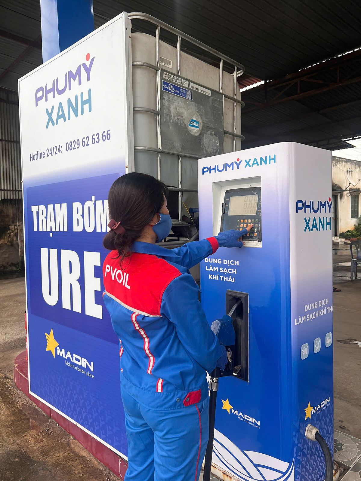 Trạm bơm Phú Mỹ Xanh.