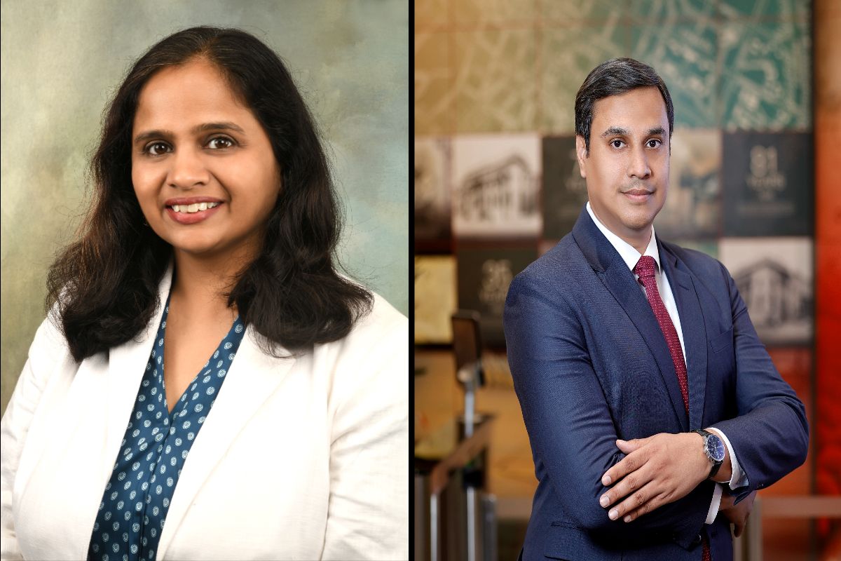 Bà Runa Baksi, Giám đốc khu vực Đông Nam Á Khối Giải pháp Thương mại Toàn cầu, HSBC và ông Surajit Rakshit, Giám đốc toàn quốc Khối Giải pháp Thương mại Toàn cầu, HSBC Việt Nam.