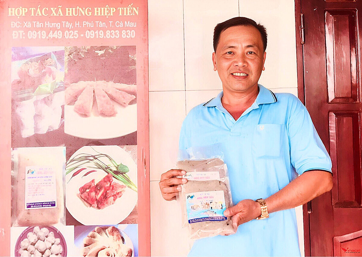 Hiện nay, HTX có 3 sản phẩm đạt OCOP 3 sao là chả cá kiềng, chả cá viên, chả cá phi. Đây là cơ sở để HTX cạnh tranh lành mạnh trên thị trường và thu hút khách hàng.