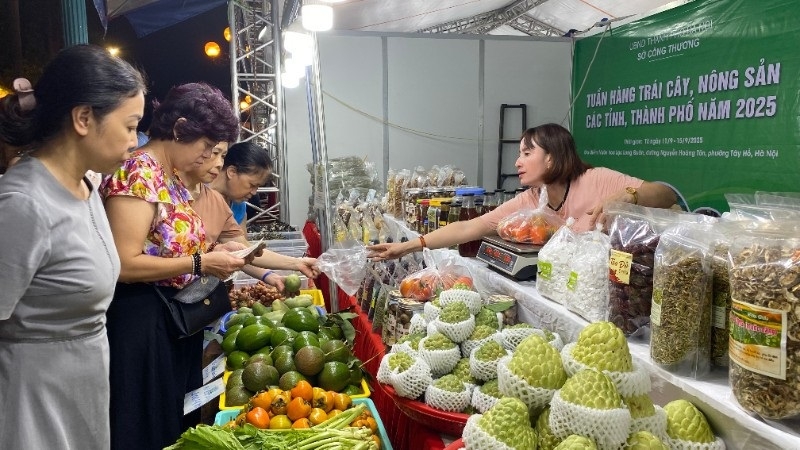 Hà Nội: Hơn 50 doanh nghiệp, hợp tác xã tham gia Tuần hàng trái cây, nông sản 2025