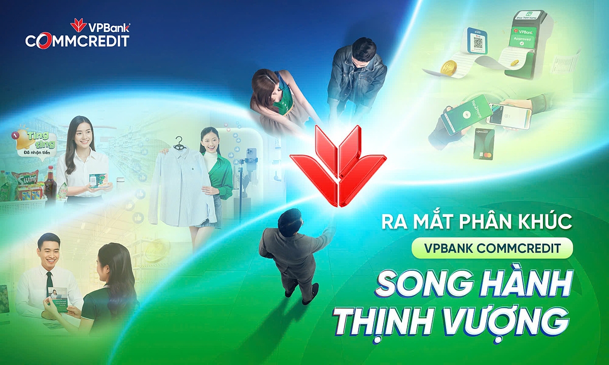 VPBank đã chính thức ra mắt thương hiệu CommCredit, đánh dấu bước chuyển mình quan trọng trong việc hướng tới đáp ứng toàn diện các nhu cầu của nhóm khách hàng hộ kinh doanh.