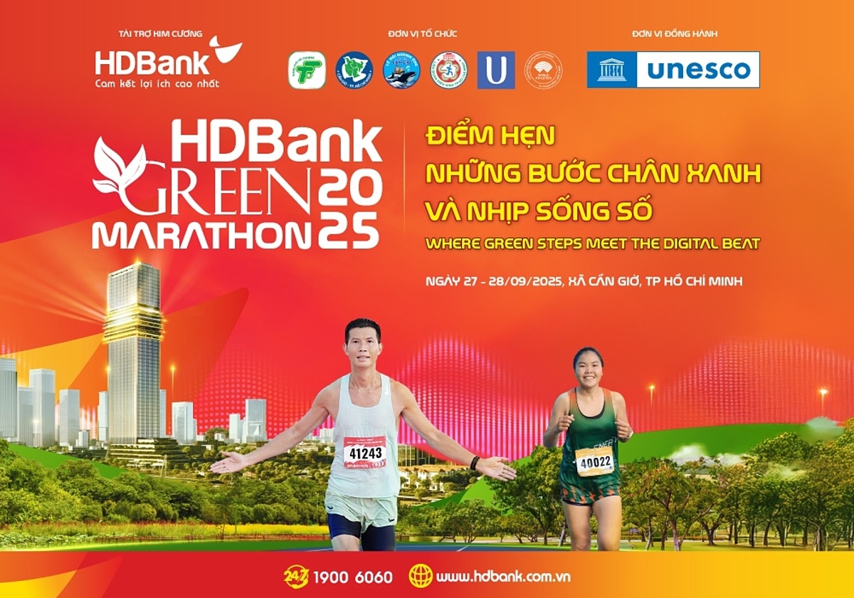 HDBank Green Marathon 2025 - Điểm hẹn của những bước chân xanh và nhịp sống số.