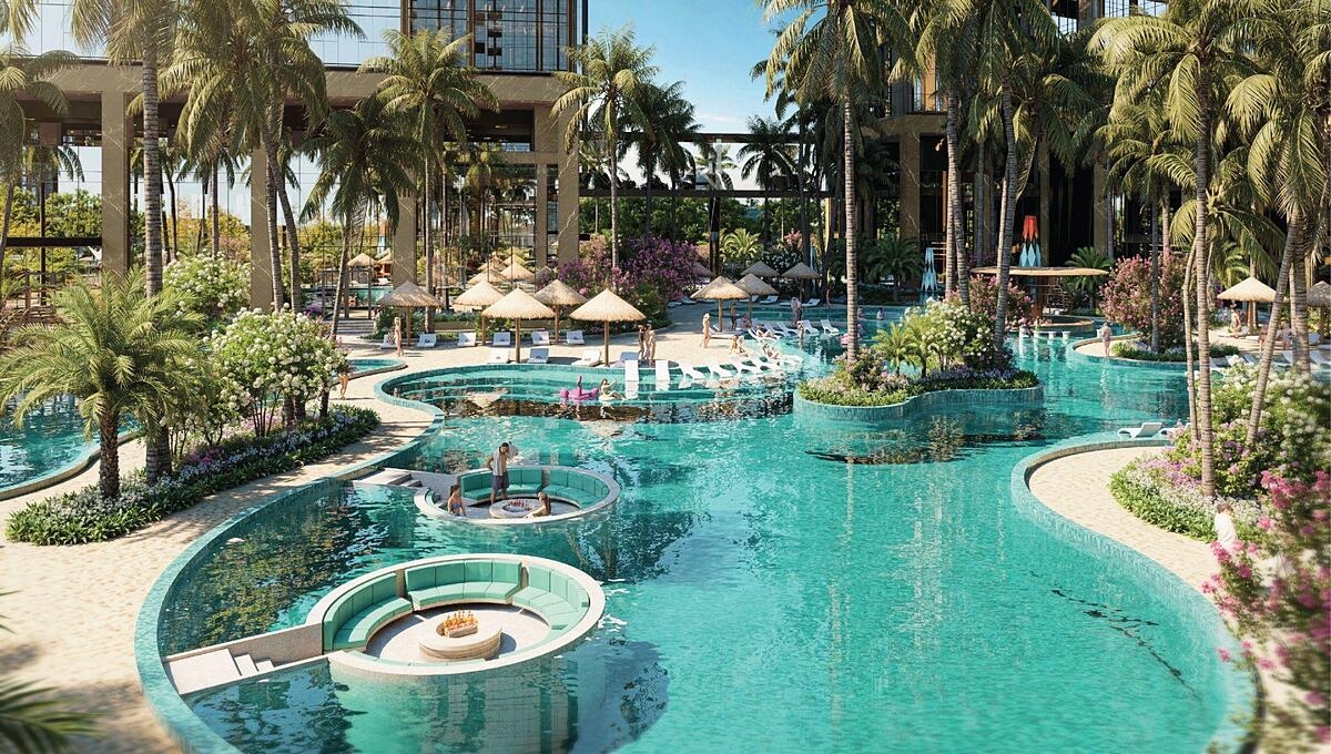 Sunshine Sky City mang đến hơn 50 tiện ích trải dài 9 tòa tháp, cùng hệ thống hơn 12.000m2 cây xanh mặt nước, mang tới không gian sinh thái chuẩn resort cùng những trải nghiệm thượng lưu dành cho đa thế hệ.