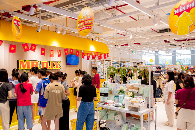 Mr DIY với hơn 5.000 cửa hàng trên toàn cầu sẽ mang tới thế giới mua sắm tiện ích và nhiều ưu đãi khai trương giá hời.