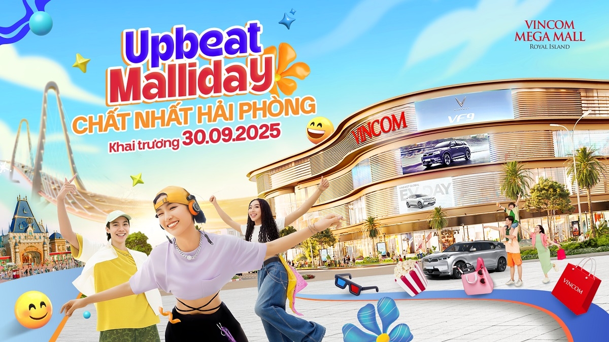 Vincom Mega Mall Royal Island hứa hẹn mang đến hành trình “Sống Chất – Sắm Chất – Ăn Chất – Chơi Chất” tại thành phố Hải Phòng.