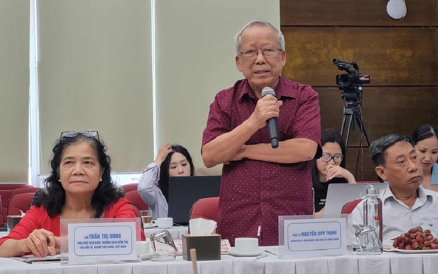 PGS, TS. Nguyễn Duy Thịnh - Chuyên gia công nghệ sinh học và thực phẩm góp ý tại Diễn đàn.