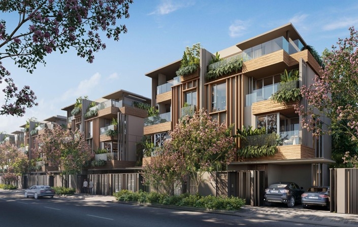 Biệt thự tại The Fullton Edition chinh phục giới tinh hoa nhờ thiết kế độc đáo, vừa tối ưu công năng vừa tôn vinh vẻ đẹp sang trọng vượt thời gian. Ảnh: CapitaLand. Link ảnh