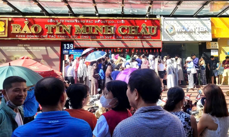 SJC, Bảo Tín Minh Châu và Doji tiếp tục bị xử phạt số tiền lớn