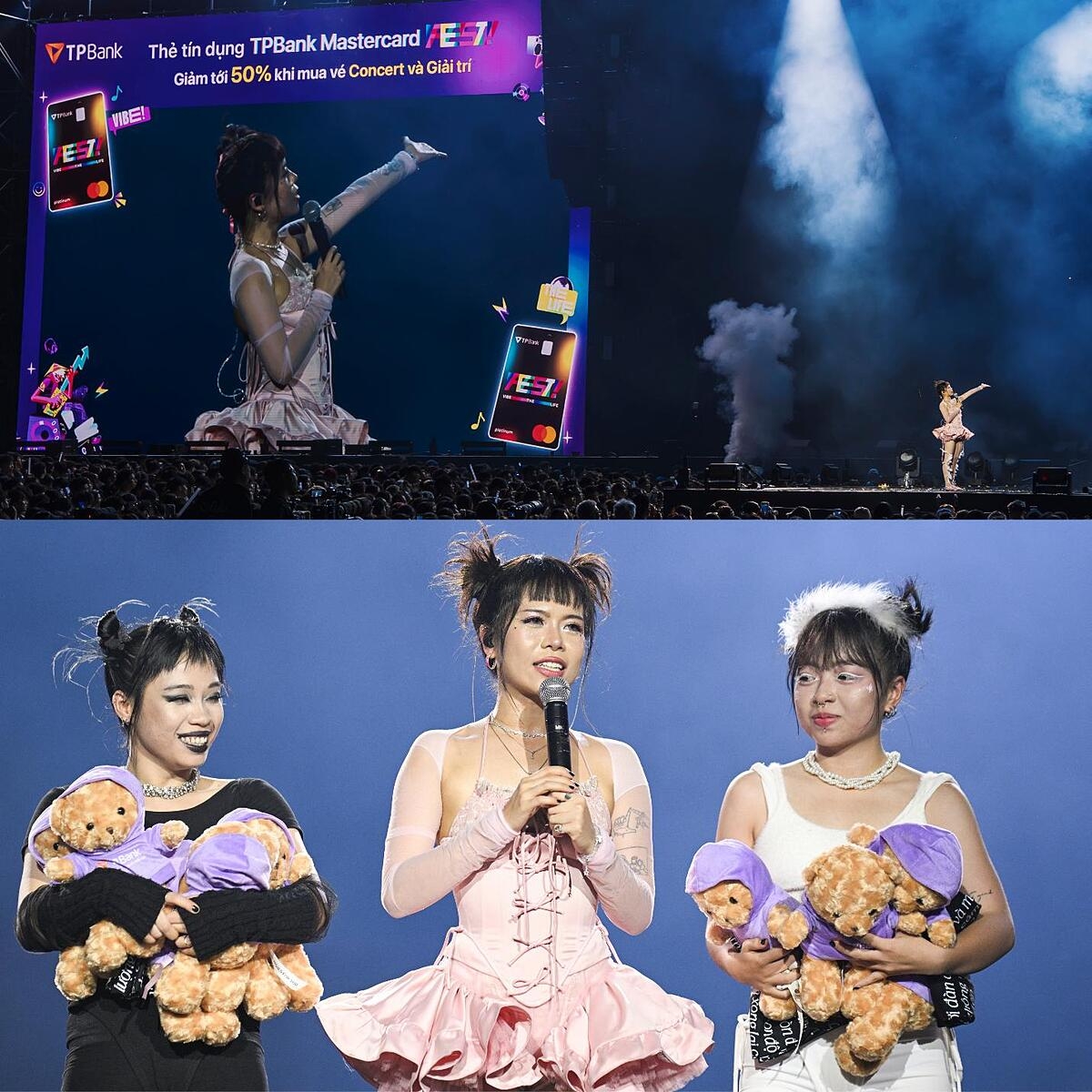 Thẻ TPBank Mastercard FEST trở thành “đường tắt” đưa các Xinhiu đến với Em Xinh “Say Hi” Concert đêm 2 tại Hà Nội &lpar;11/10&rpar;.