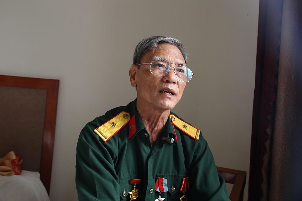 Cựu chiến binh Vũ Thế Huyền.