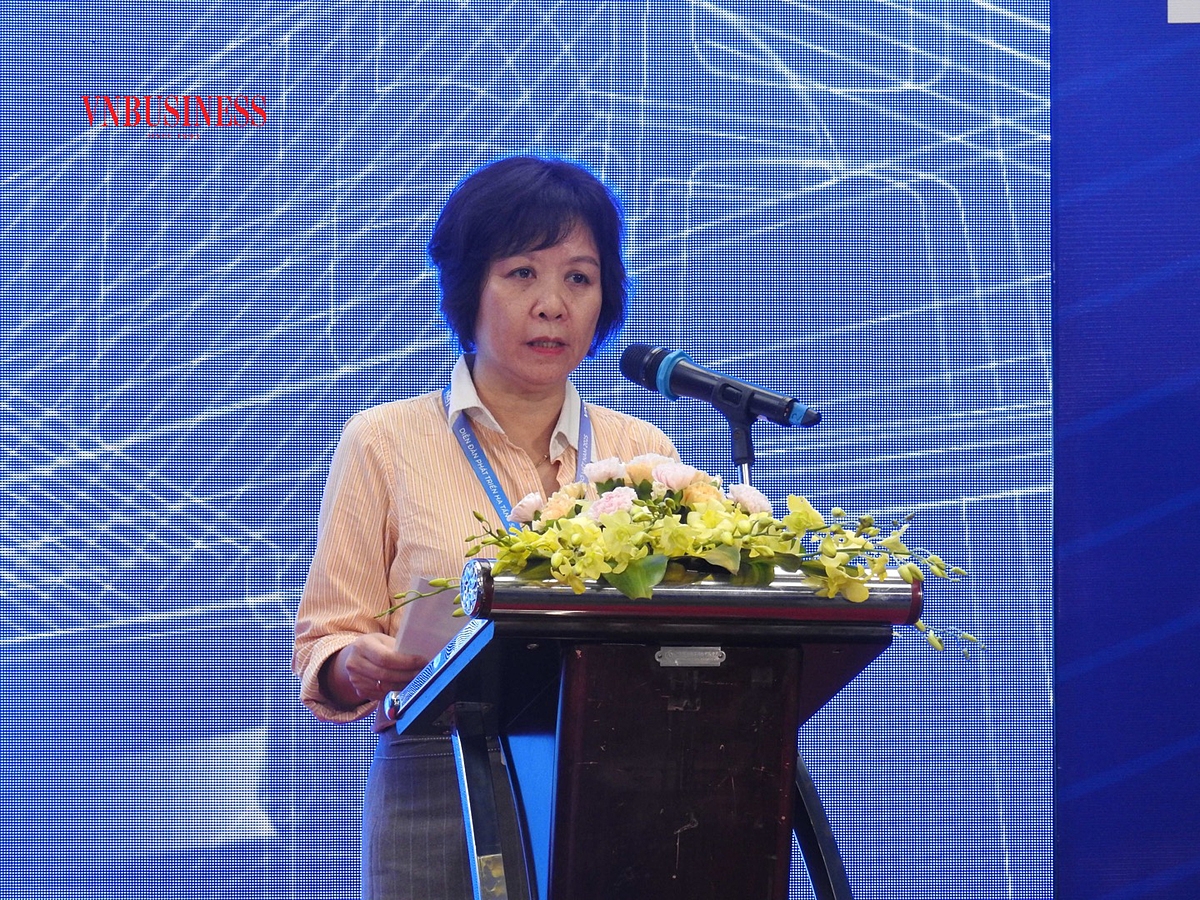 Bà Nguyễn Thị Ngọc Dung, Chánh văn phòng Hiệp hội Dữ liệu Việt Nam.