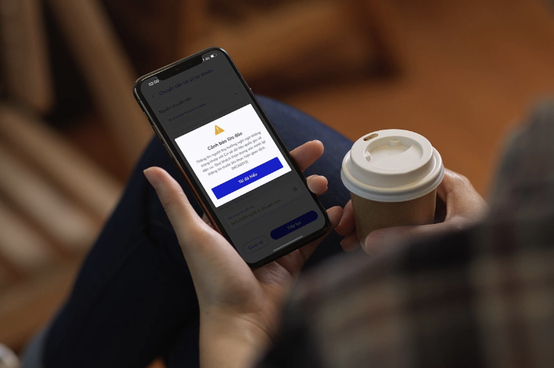 App ngân hàng có tính năng cảnh báo tài khoản nhận tiền có dấu hiệu lừa đảo, khách hàng cần biết