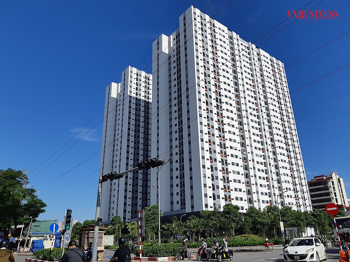 Các tòa chung cư HH3, HH4 tại Đồng Quốc Bình.