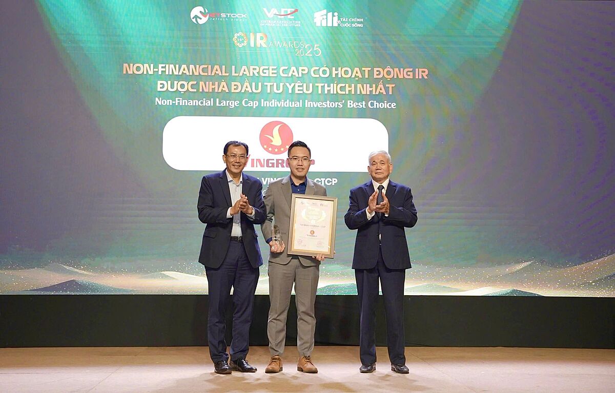 Giải thưởng tại IR Awards 2025 là sự ghi nhận cho nỗ lực của Vingroup trong suốt quá trình xây dựng hệ thống IR chuyên nghiệp, minh bạch.