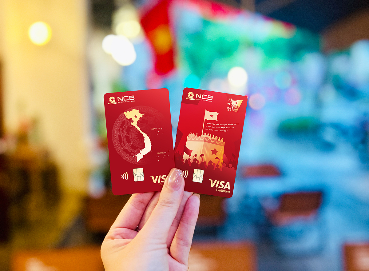 Thẻ NCB Visa Tự Hào gồm hai phiên bản đặc biệt.