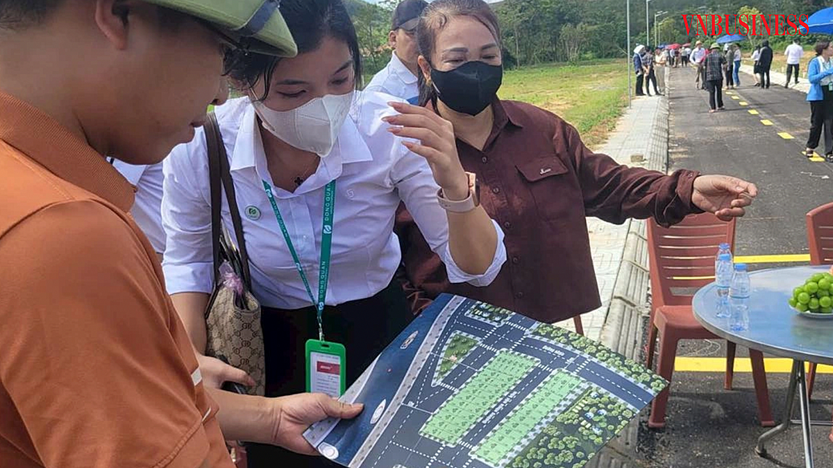 Thời điểm dự án mở bán, rất đông người đổ về săn đất.