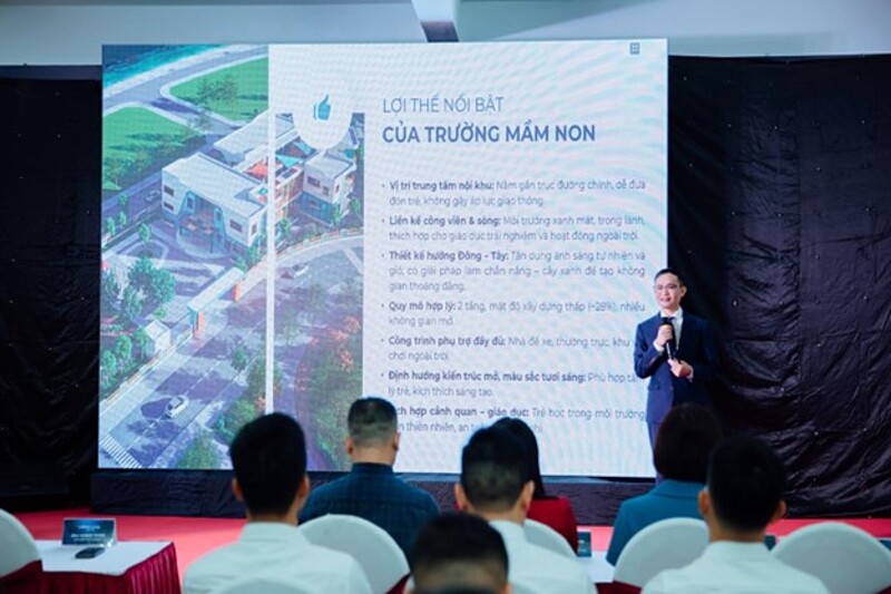 Ông Vũ Đức Tuyên – Đại diện CĐT phát biểu tại sự kiện.