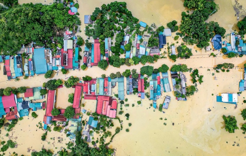 Bão số 10, mưa lũ, dông, lốc gây thiệt hại về kinh tế khoảng 11.455 tỷ đồng.