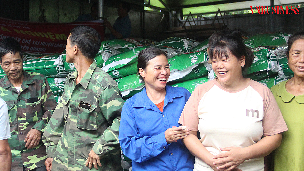 Việc có thêm phân bón chất lượng mới giúp cho thu nhập của từng hộ dân được cải thêm.