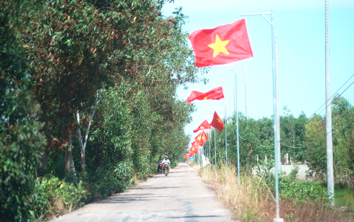 Diện mạo nông thôn mới tỉnh Tây Ninh ngày càng khởi sắc.