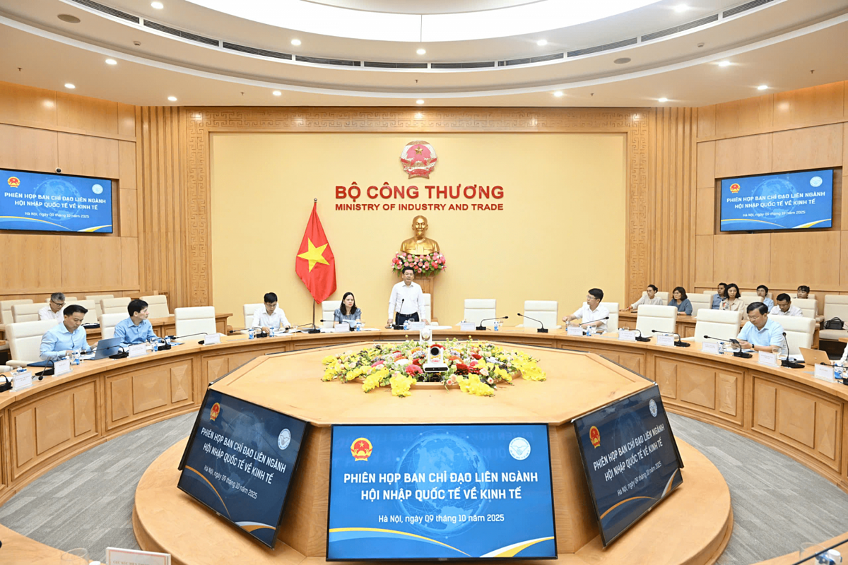 Phiên họp của Ban Chỉ đạo liên ngành hội nhập quốc tế về kinh tế.