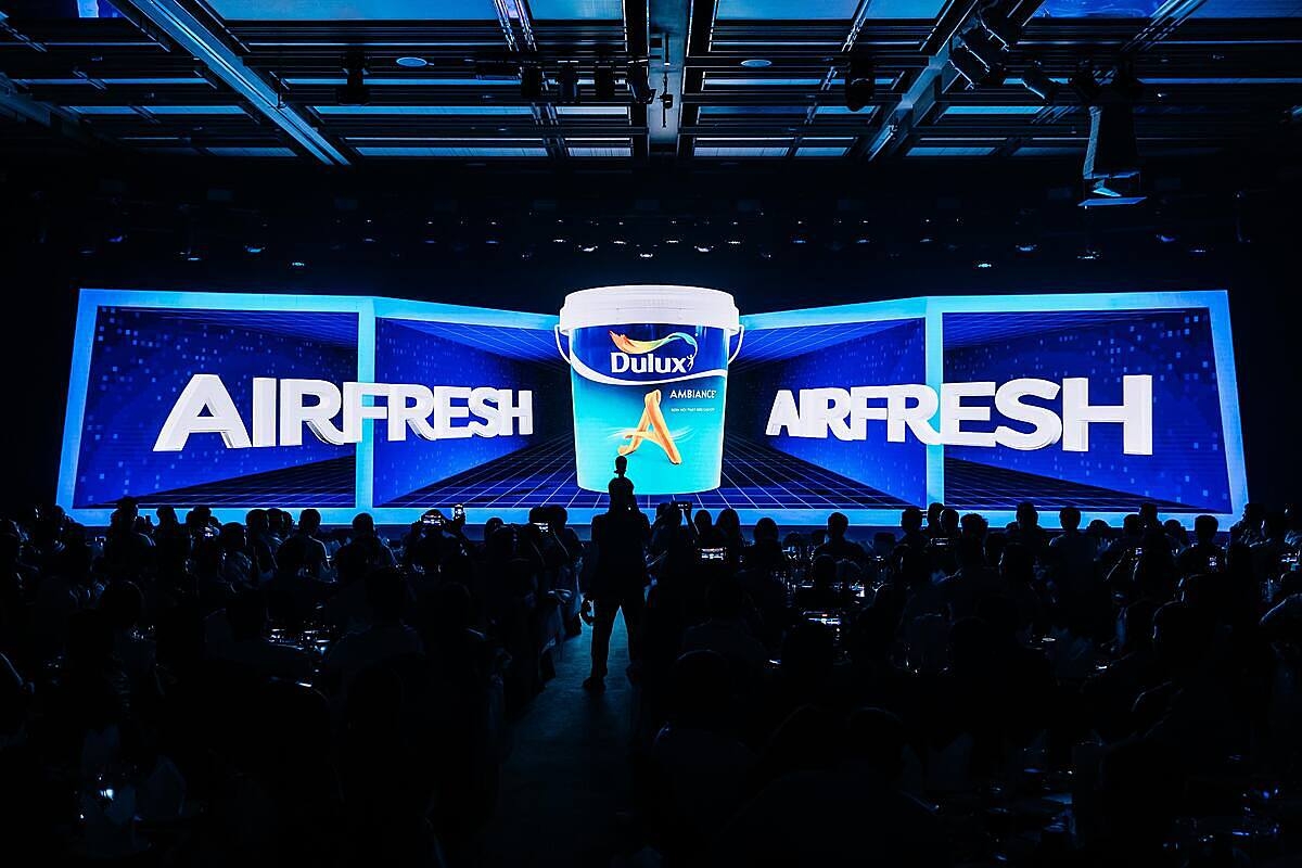 Sơn Dulux Ambiance AirFresh với khả năng thanh lọc không khí.