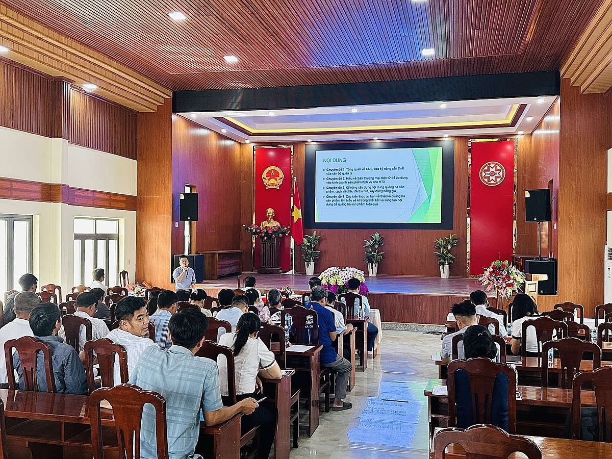 Nâng cao năng lực cho HTX để thúc đẩy giảm nghèo.