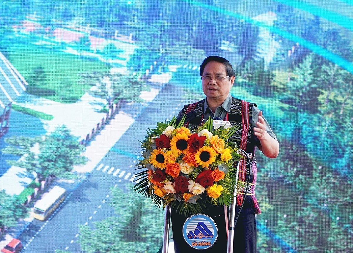 Thủ tướng Chính phủ Phạm Minh Chính phát biểu tại buổi lễ.