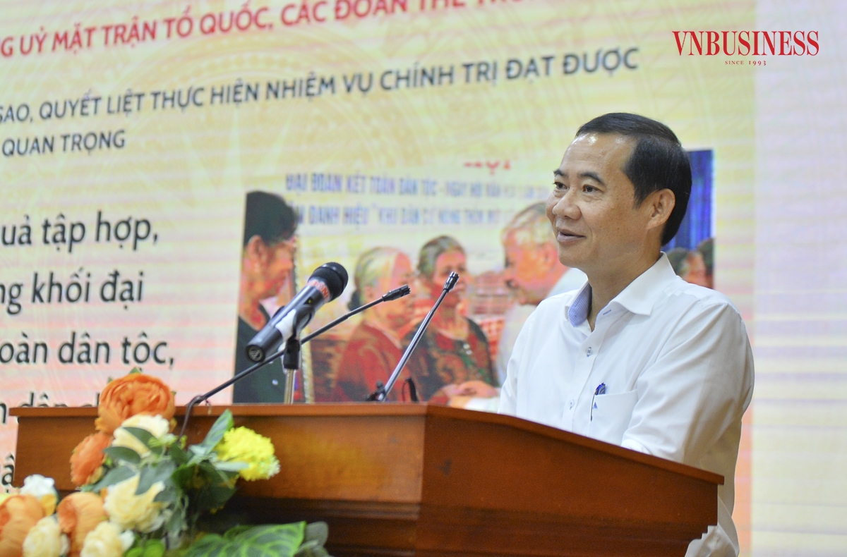 Phó Bí thư Đảng ủy MTTQ, các đoàn thể Trung ương Nguyễn Thái Học quán triệt những nội dung trọng tâm, cốt lõi của Nghị quyết Đại hội đại biểu Đảng bộ MTTQ, các đoàn thể Trung ương lần thứ I, nhiệm kỳ 2025 – 2030.