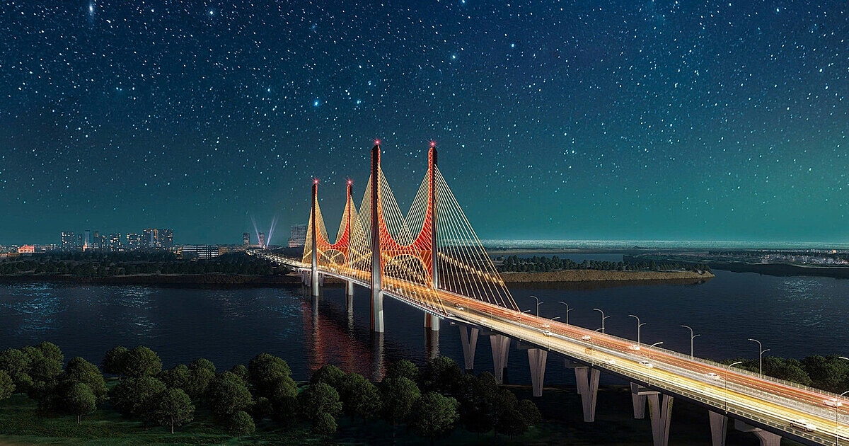 Cầu Ngọc Hồi nối Hưng Yên với Hà Nội chính thức được khởi công ngày 19/8 &lpar;Ảnh: Sở Quy hoạch Kiến trúc&rpar;