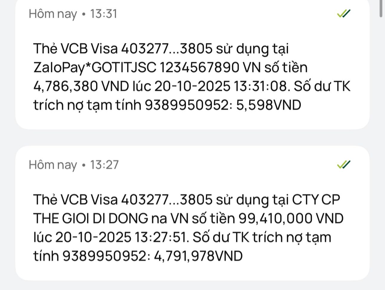 Cảnh báo nóng: Vừa nhận thẻ, một khách hàng của Vietcombank