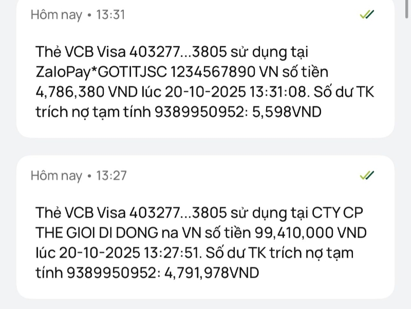 Cảnh báo nóng: Vừa nhận thẻ, một khách hàng của Vietcombank "sập bẫy" lừa đảo, mất trắng hơn 100 triệu đồng