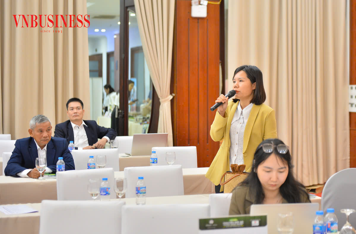 Bà Vũ Thị Lệ Thủy, Giám đốc HTX 3T Nông Sản Cao Phong.