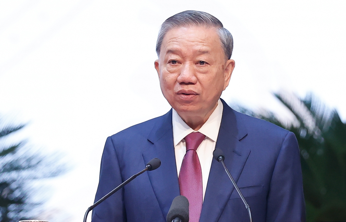 Đồng chí Tô Lâm -&nbsp;Tổng Bí thư Ban chấp hành Trung ương Đảng Cộng sản Việt Nam&nbsp;(Ảnh: VGP/Nhật Bắc).