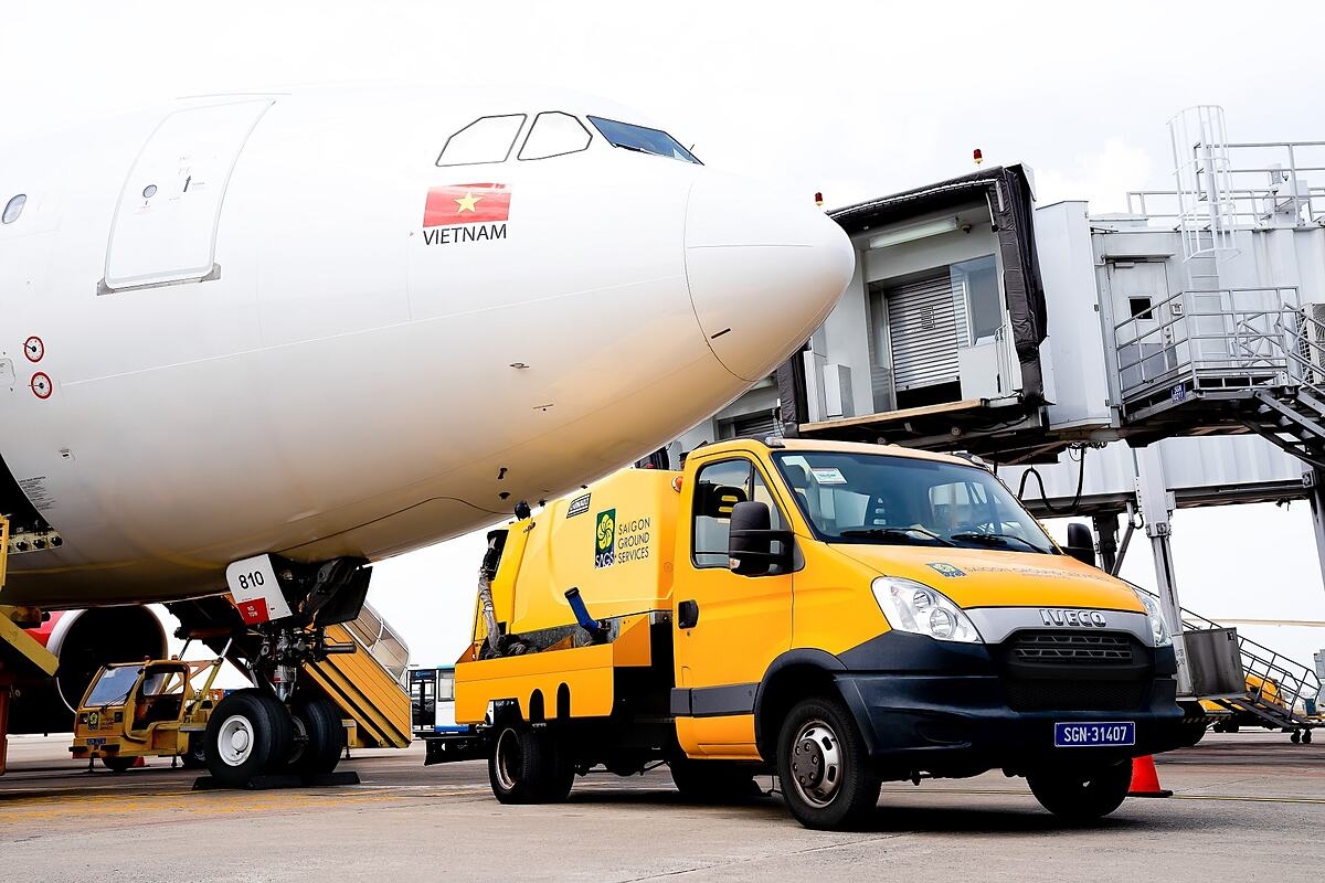 Doanh thu và lợi nhuận của Phục vụ mặt đất Sài Gòn đều giảm mạnh so với cùng kỳ.