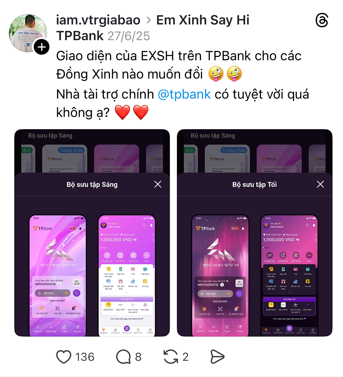 App TPBank mang đến những trải nghiệm khiến giới trẻ thích mê.