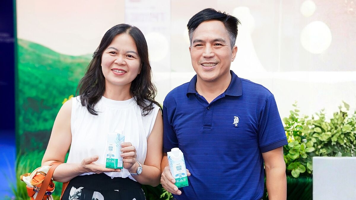 Vinamilk Green Farm Cao Đạm là dòng sản phẩm tiêu biểu cho chiến lược phát triển sản phẩm hướng đến tương lai của Vinamilk &lpar;Ảnh: Minh Anh&rpar;.