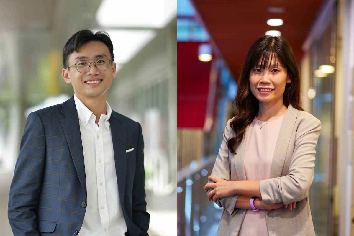 TS Nguyễn Thanh Phong và TS Nguyễn Thị Mỹ Linh.