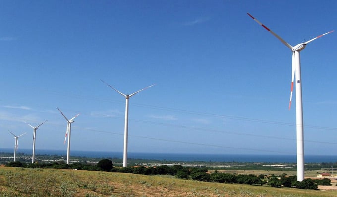 Một dự án năng lượng điện gió có nguồn vay từ Agribank,