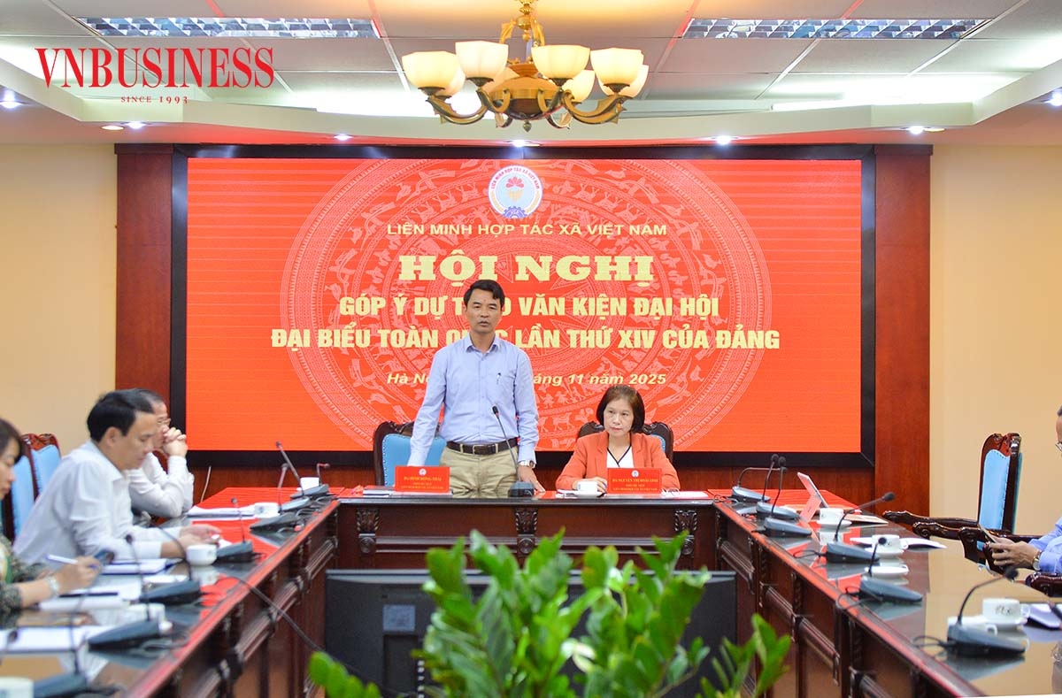 Liên minh HTX Việt Nam tổ chức Hội nghị góp ý vào các dự thảo văn kiện trình Đại hội XIV của Đảng.