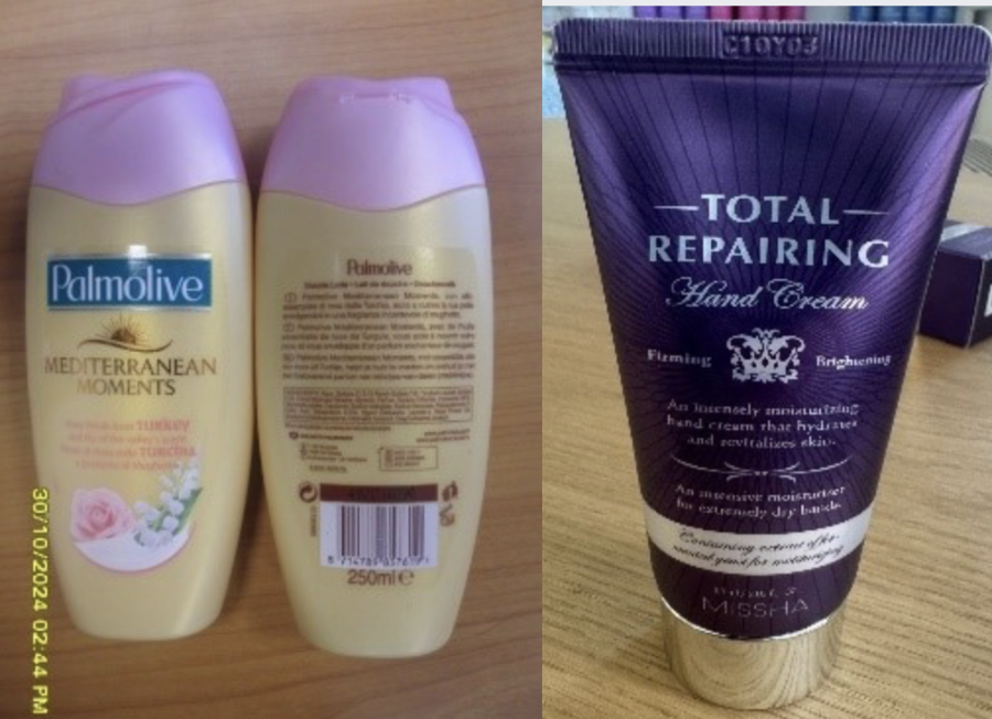 Sữa tắm Palmolive và kem tay MISSHA thuộc diện thu hồi tại châu Âu.