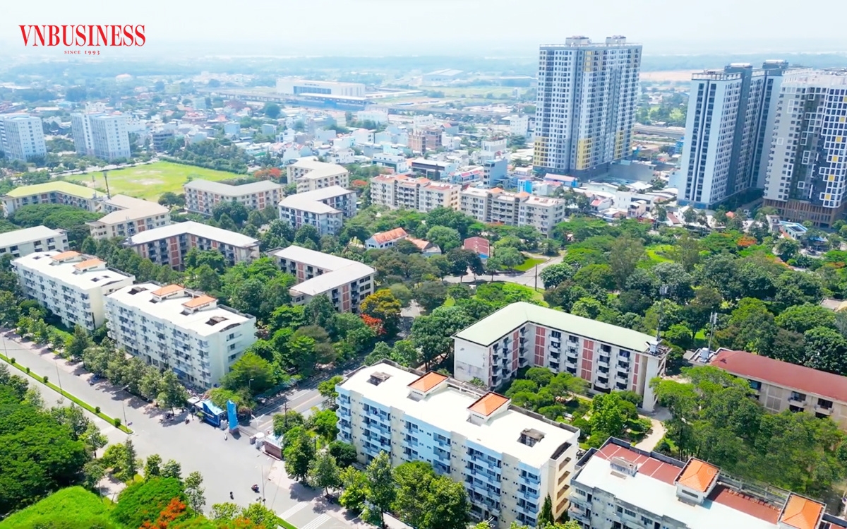 Căn hộ vùng ven TP.HCM đang tăng giá nhanh.