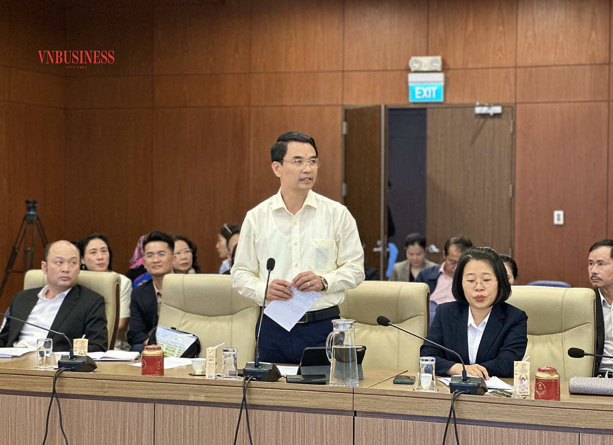 Ông Đinh Hồng Thái, Phó Chủ tịch Liên minh Hợp tác xã Việt Nam tham dự và có bài phát biểu tại hội thảo.